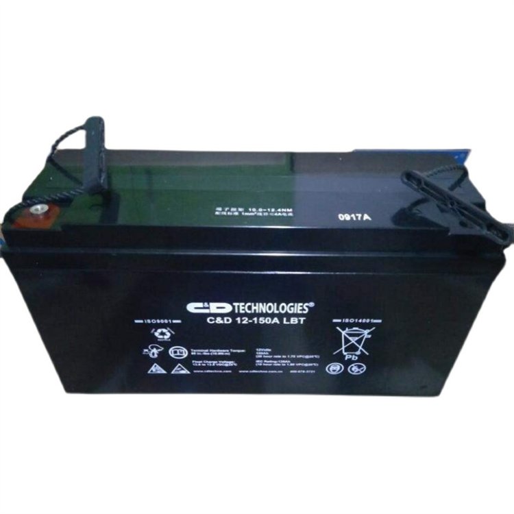 C&D大力神蓄电池ALBT12-150 12V150AH 直流屏UPS机房西恩迪电池