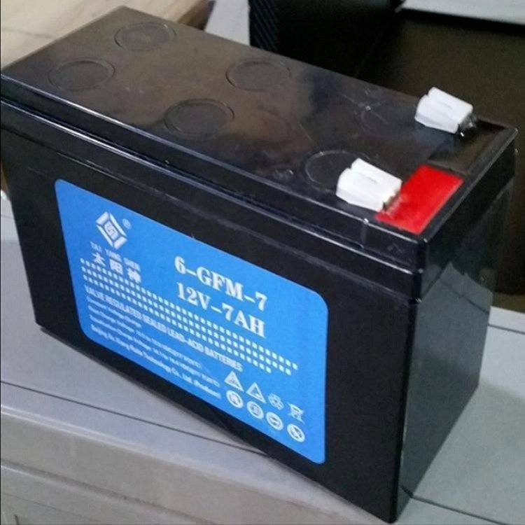 太阳神蓄电池6-GFM-7 12V7AH门禁消防电动喷雾器电专用