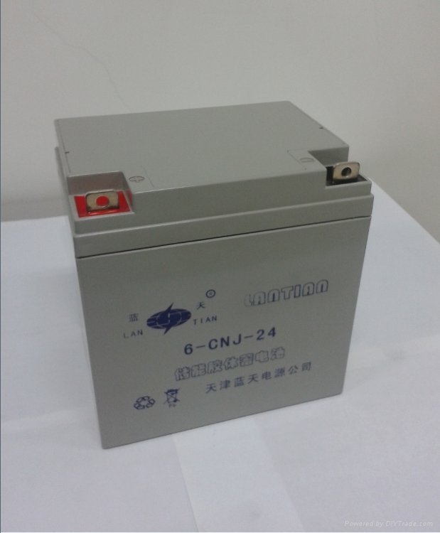 蓝天蓄电池6-CNJ-24 12V24AH通讯基站太阳能发电系统