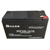 中达电通蓄电池DCF126-12/7.0 12V7AH免维护UPS备用应急照明
