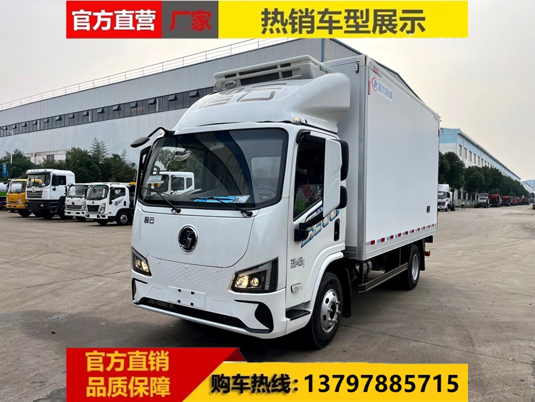 陕汽智云S300纯电动冷藏车 9.5-165.15度电新能源冷链车