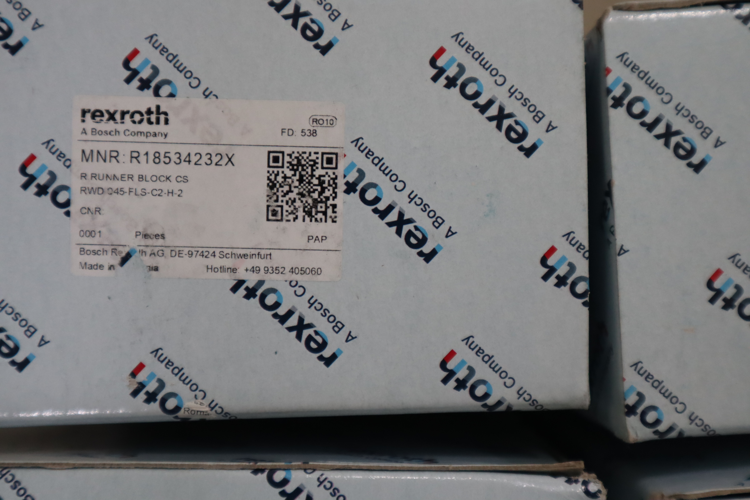 R18534232X RWD-045-FLS-C2-H-2 德国力士乐REXROTH滑块