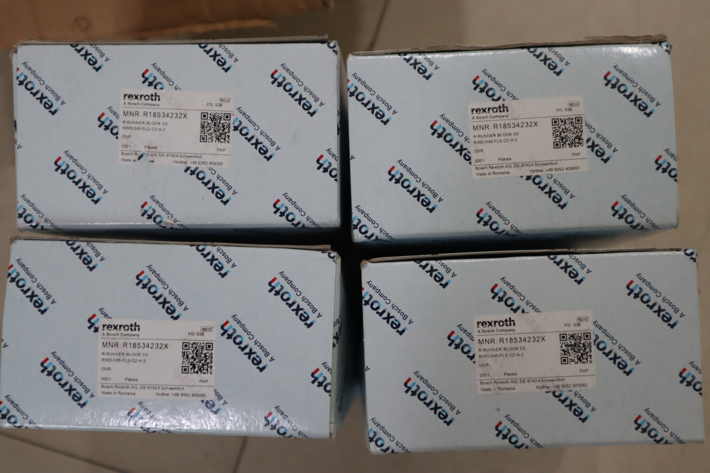 R18534232X RWD-045-FLS-C2-H-2 德国力士乐REXROTH滑块