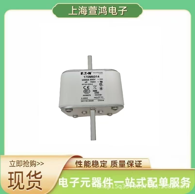美国伊顿Bussmann巴斯曼熔断器170M1395 熔断器制造商