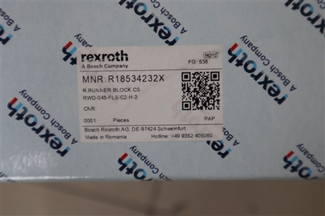 R18534232X RWD-045-FLS-C2-H-2 德国力士乐REXROTH滑块
