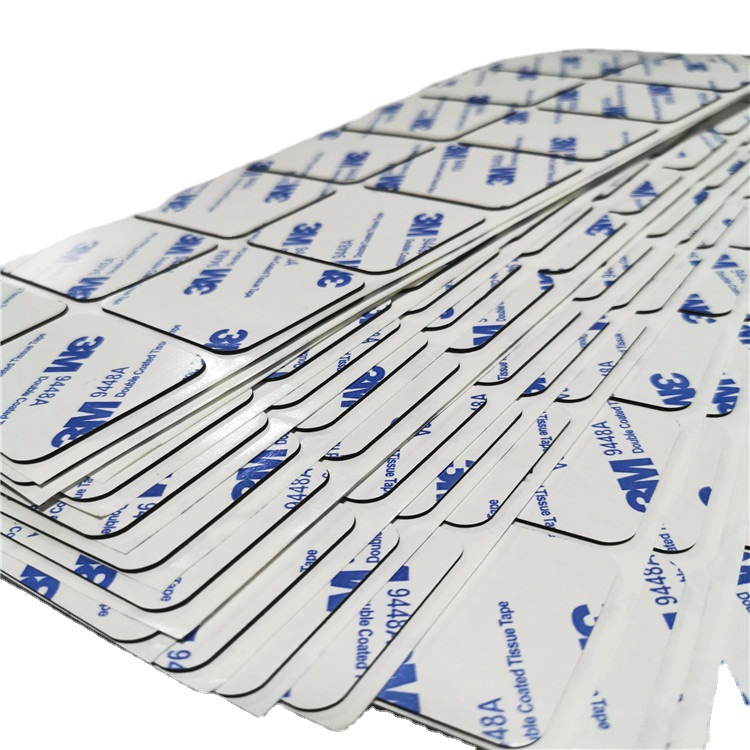 eva泡棉双面胶圆形高粘耐高温无痕固定模切方形海绵粘胶