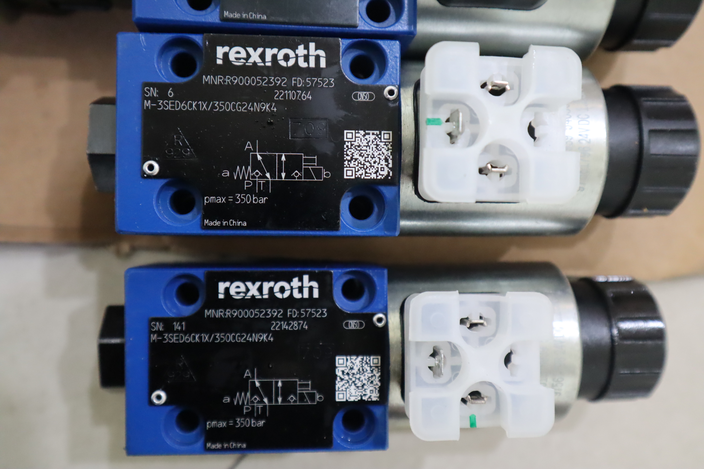 M-3SED6CK1X/350CG24N9K4 R900052392 力士乐REXROTH电磁阀