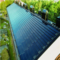 太阳能屋顶发电瓦 防水型材 bipv光伏瓦安装 建筑发电系统