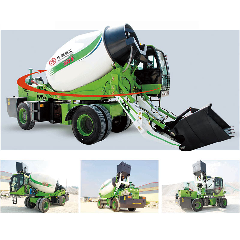 搅拌车-4方铰接自上料