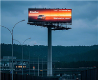 牡丹江单立柱广告牌擎天柱高炮广告加工厂