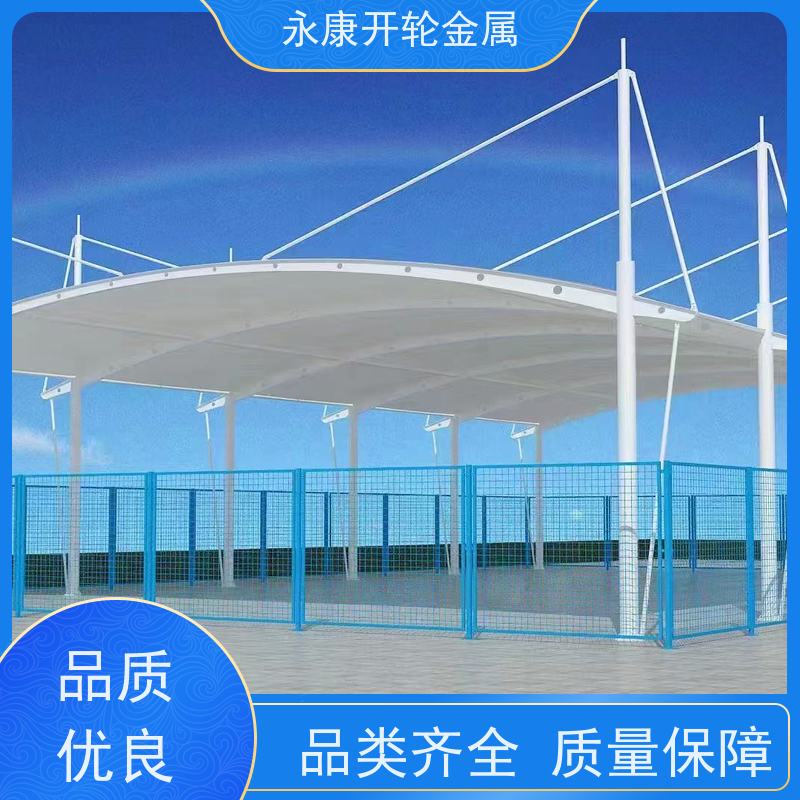 天台篮球场电动推拉雨棚 网球场移动雨篷 悬空遥控伸缩遮阳蓬