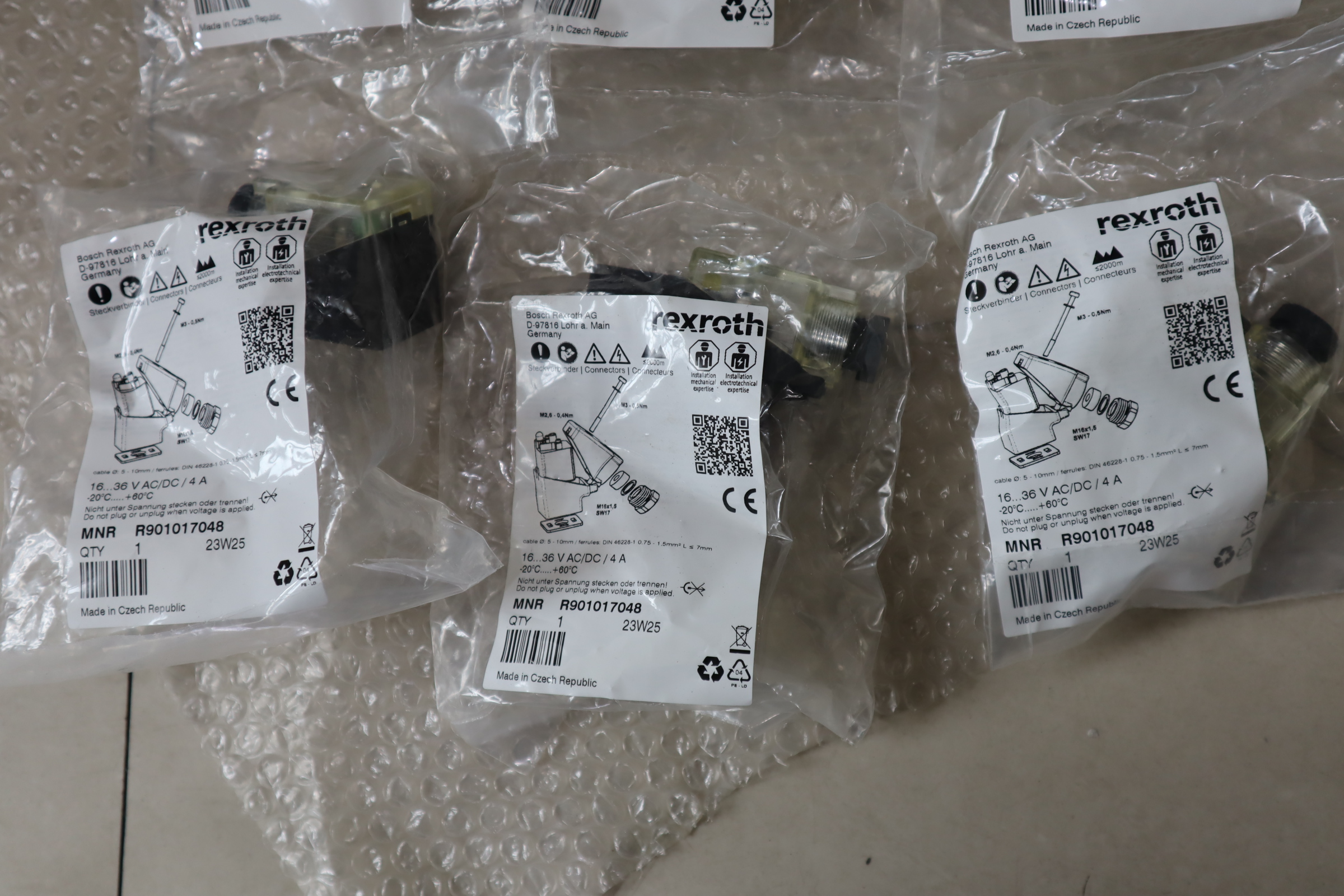 R901017048 插入式接头 4P Z15L M 24V SPEZ 力士乐REXROTH