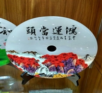 焕环祥工艺 水晶笔筒三件套摆件定制 同学聚会纪念品定做