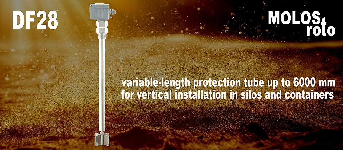 德国Mollet DF28阻旋料位计 耐高温500度可调节料位监测