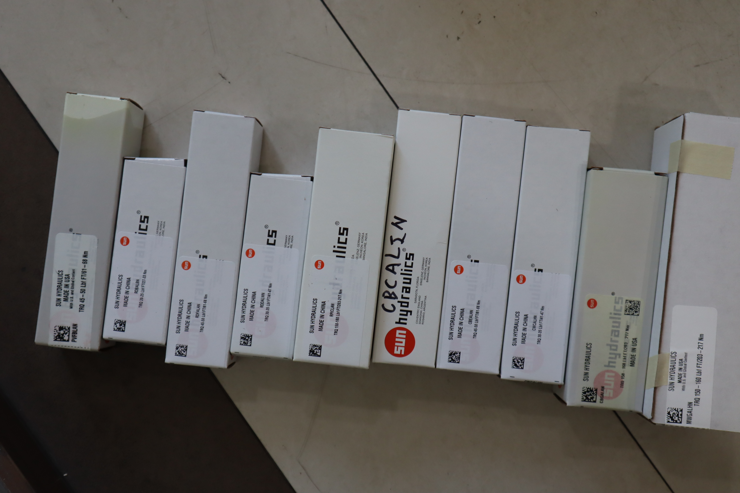 RDFALAN TRQ 45-50 LBF FT/61-68NM 美国SUN太阳液压阀插装阀