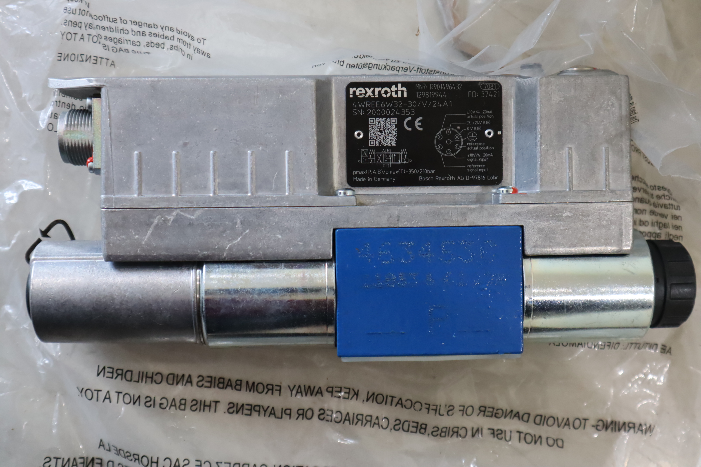 4WREE6W32-3X/V/24A1 R901496432 德国力士乐REXROTH