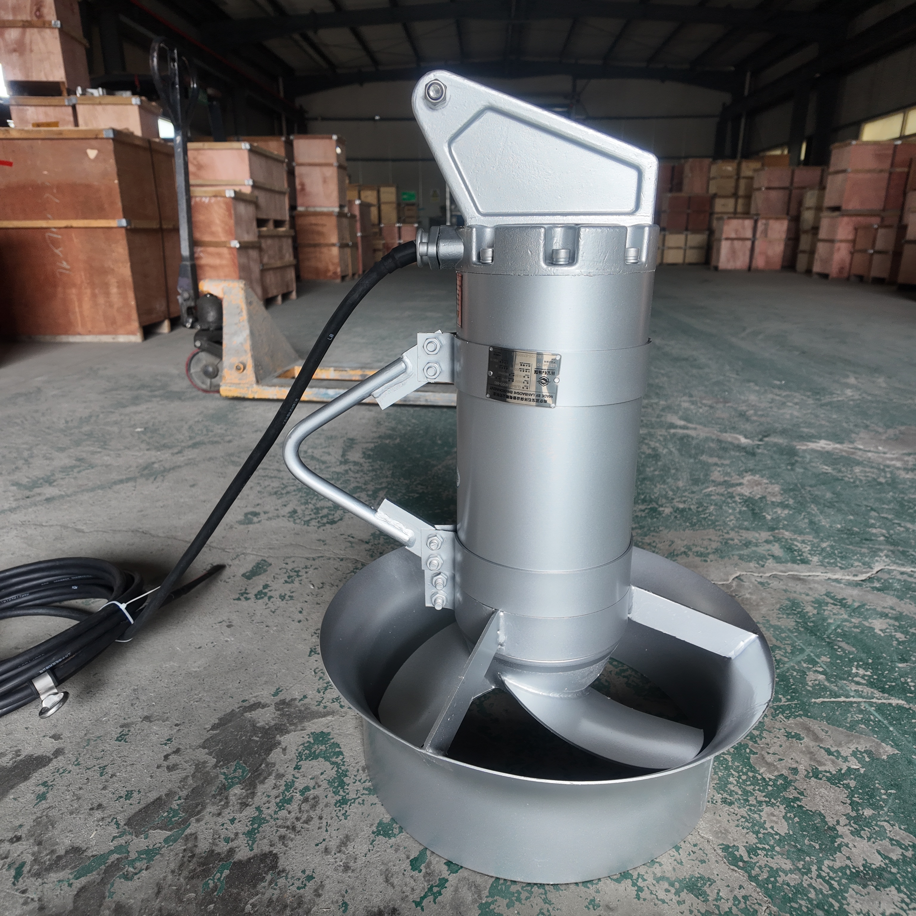 潜水搅拌机脱氧池 脱磷池 造氧池 QJB3/8-400/3-740