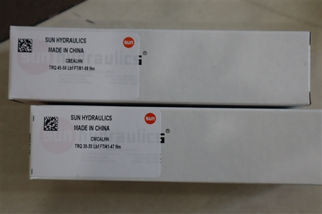 CWCALHN TRQ 30-35 LBF FT/41-47NM 美国SUN太阳液压阀插装阀