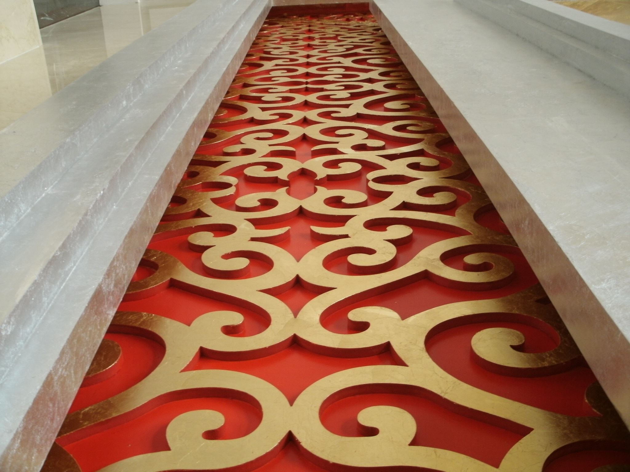 墙面装饰贴台湾金香槟银多钱一平精细施工光泽感强 纹理清晰