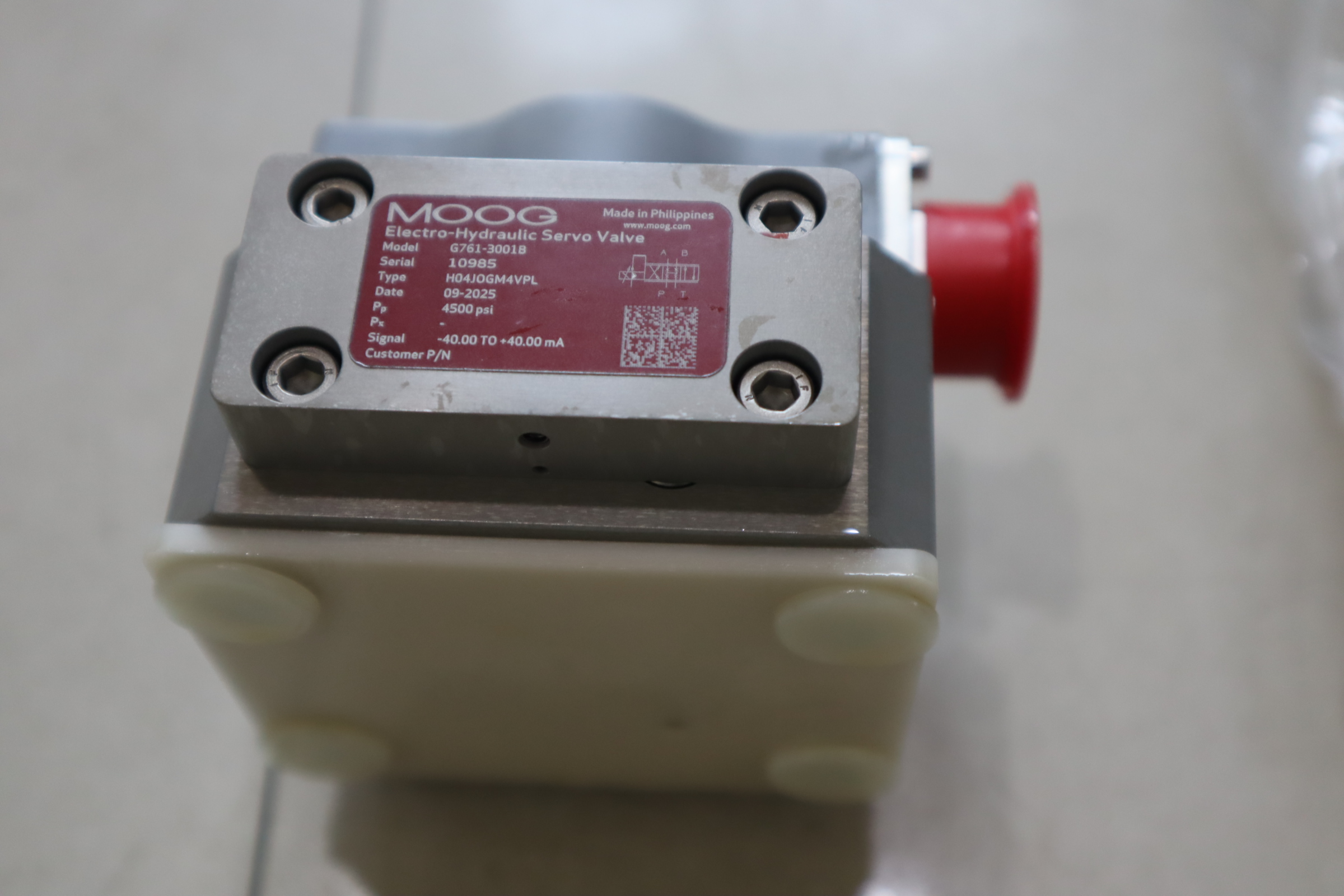 G761-3001B H04JOGM4VPL 10985 美国穆格MOOG伺服阀