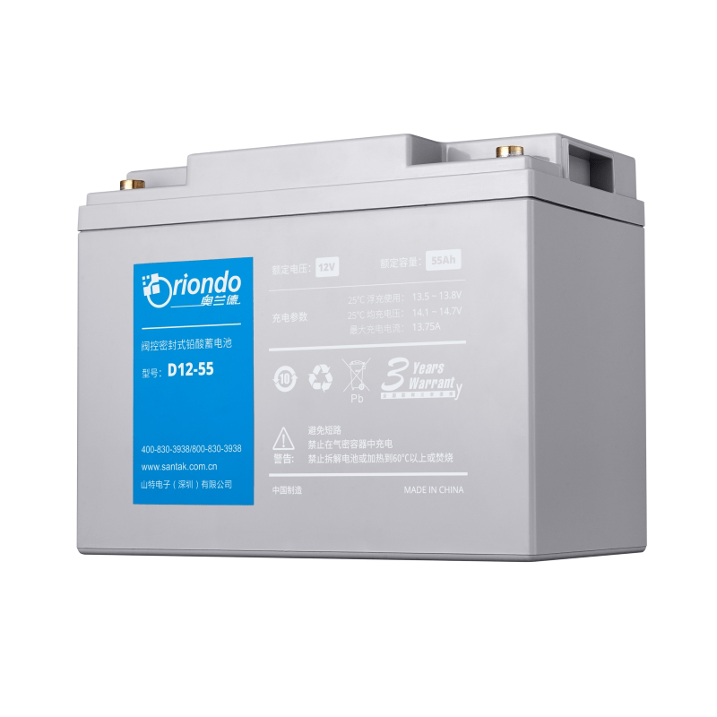 山特奥兰德蓄电池 D12-55 12V55AH 直流屏