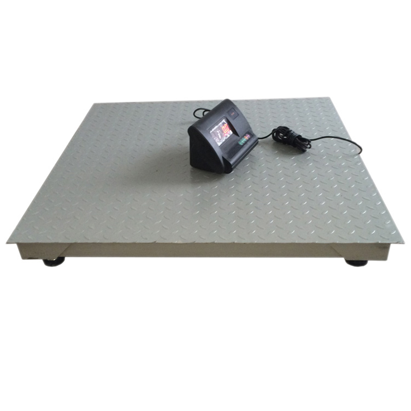 SCS-2T2吨电子磅称 外贸版1.2x1.2米碳钢电子平台地磅秤