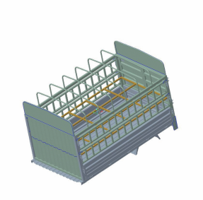 标箱单排仓栅货箱