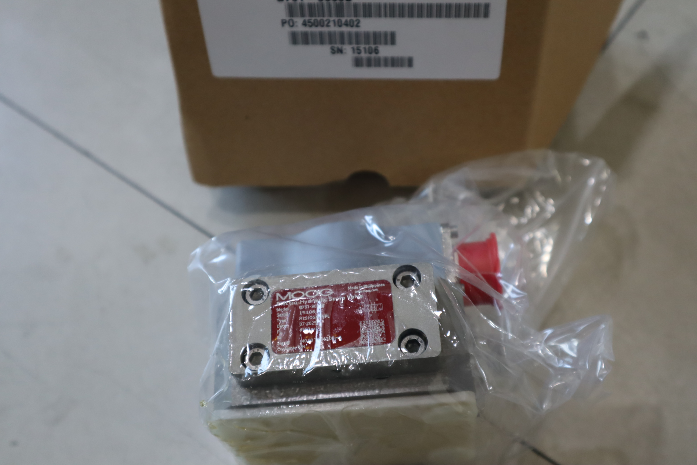 G761-3003B H19JOGM4VPL 15106 美国穆格MOOG伺服阀