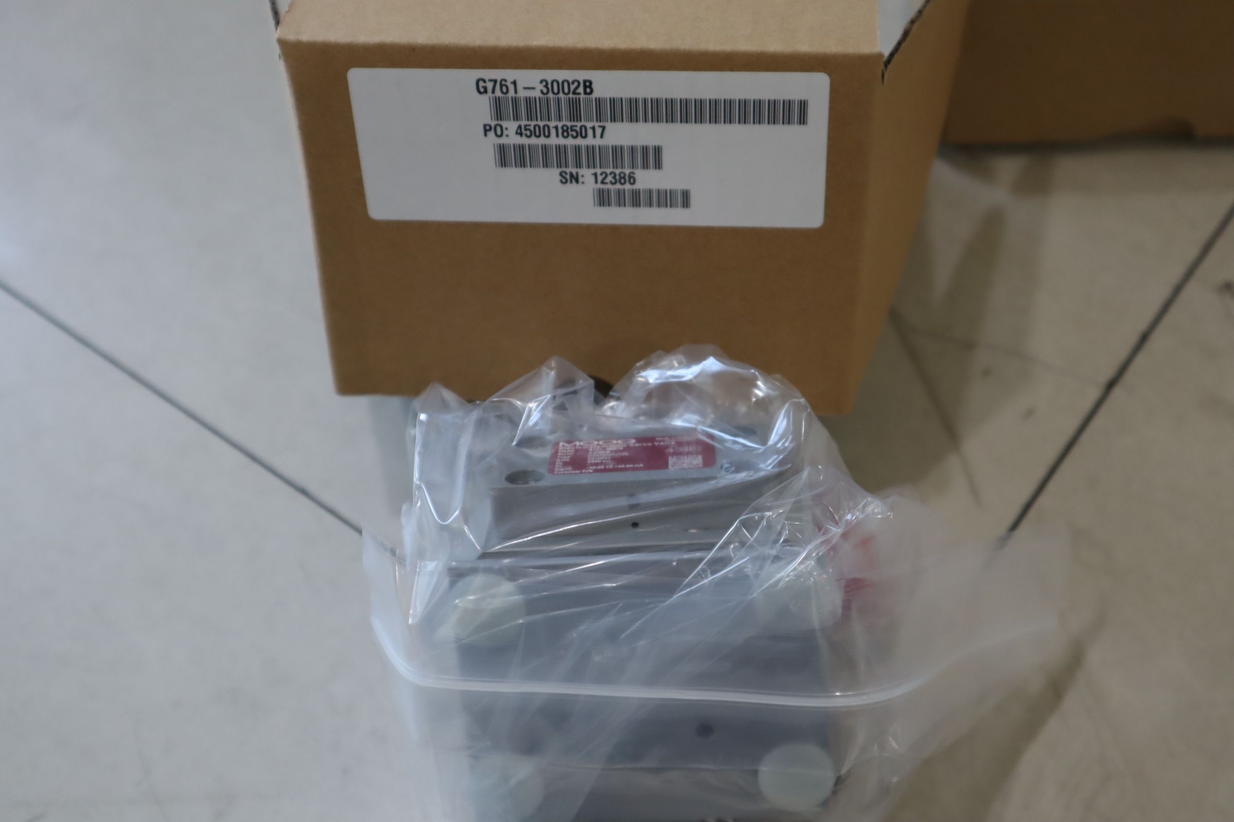 G761-3002B H10JOGM4VPL 12386 美国穆格MOOG伺服阀