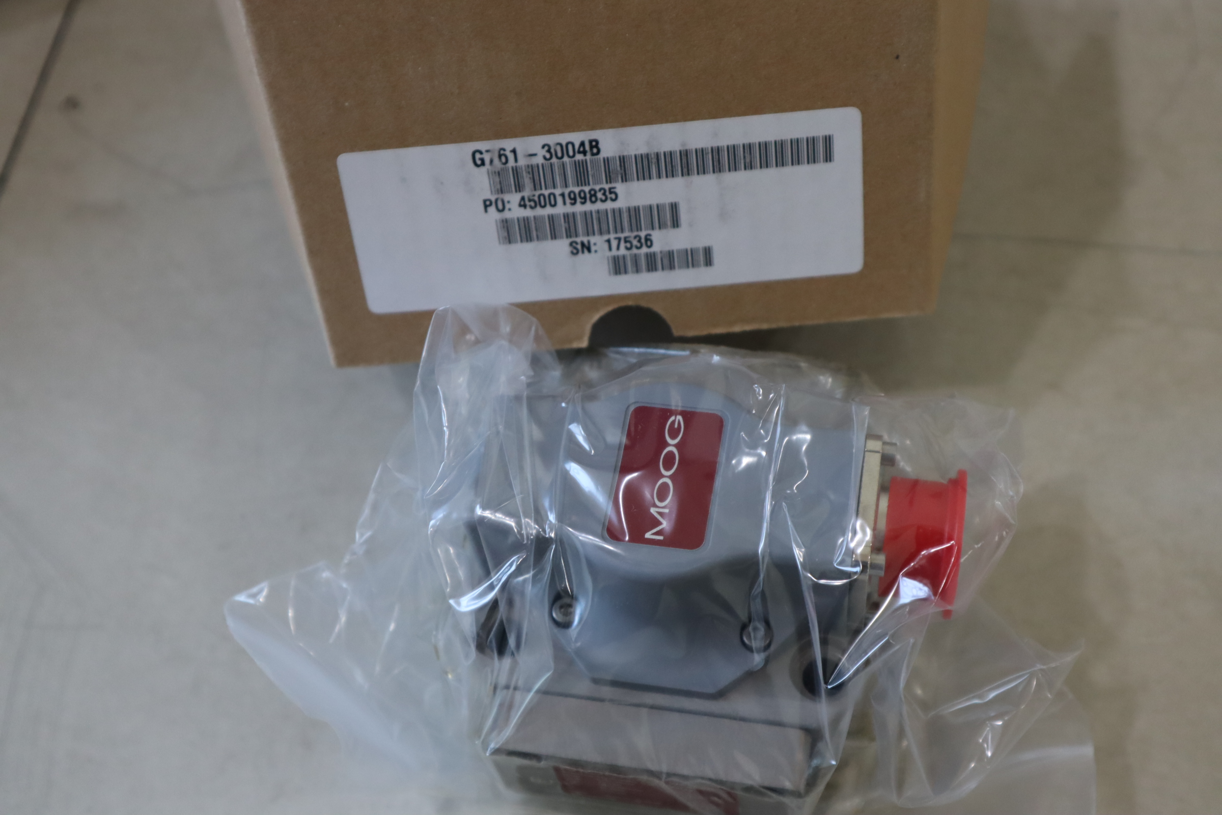 G761-3004B H38JOGM4VPL 17536 美国穆格MOOG伺服阀