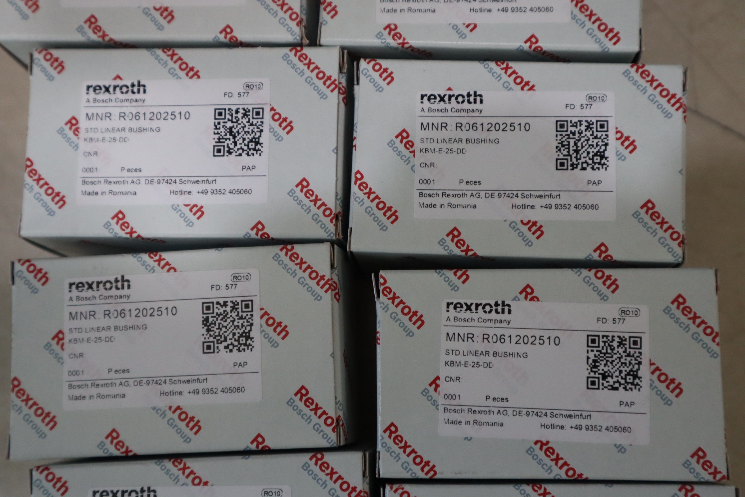 R061202510 KBM-E-25-DD 德国力士乐REXROTH轴承滑块