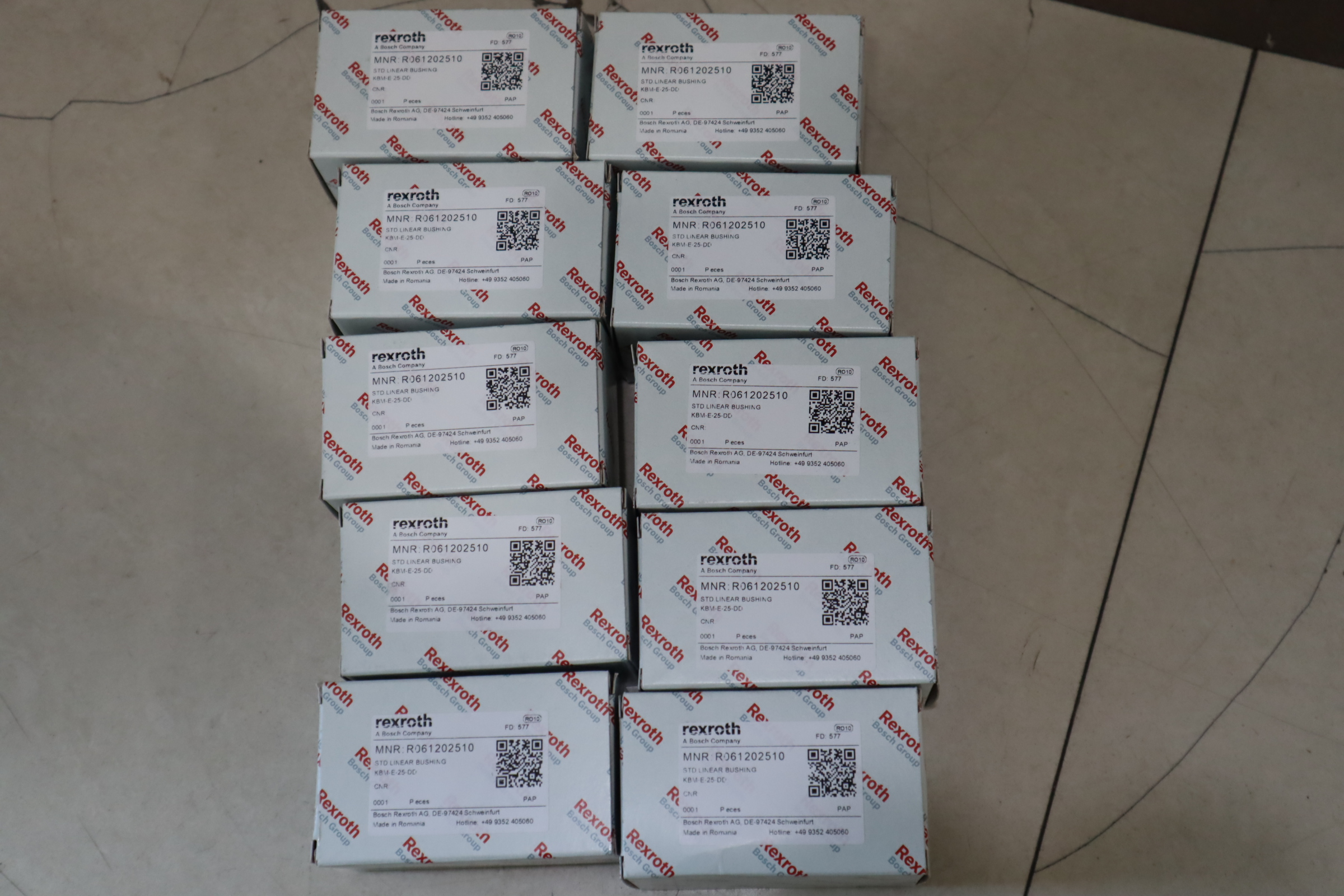 R061202510 KBM-E-25-DD 德国力士乐REXROTH轴承滑块