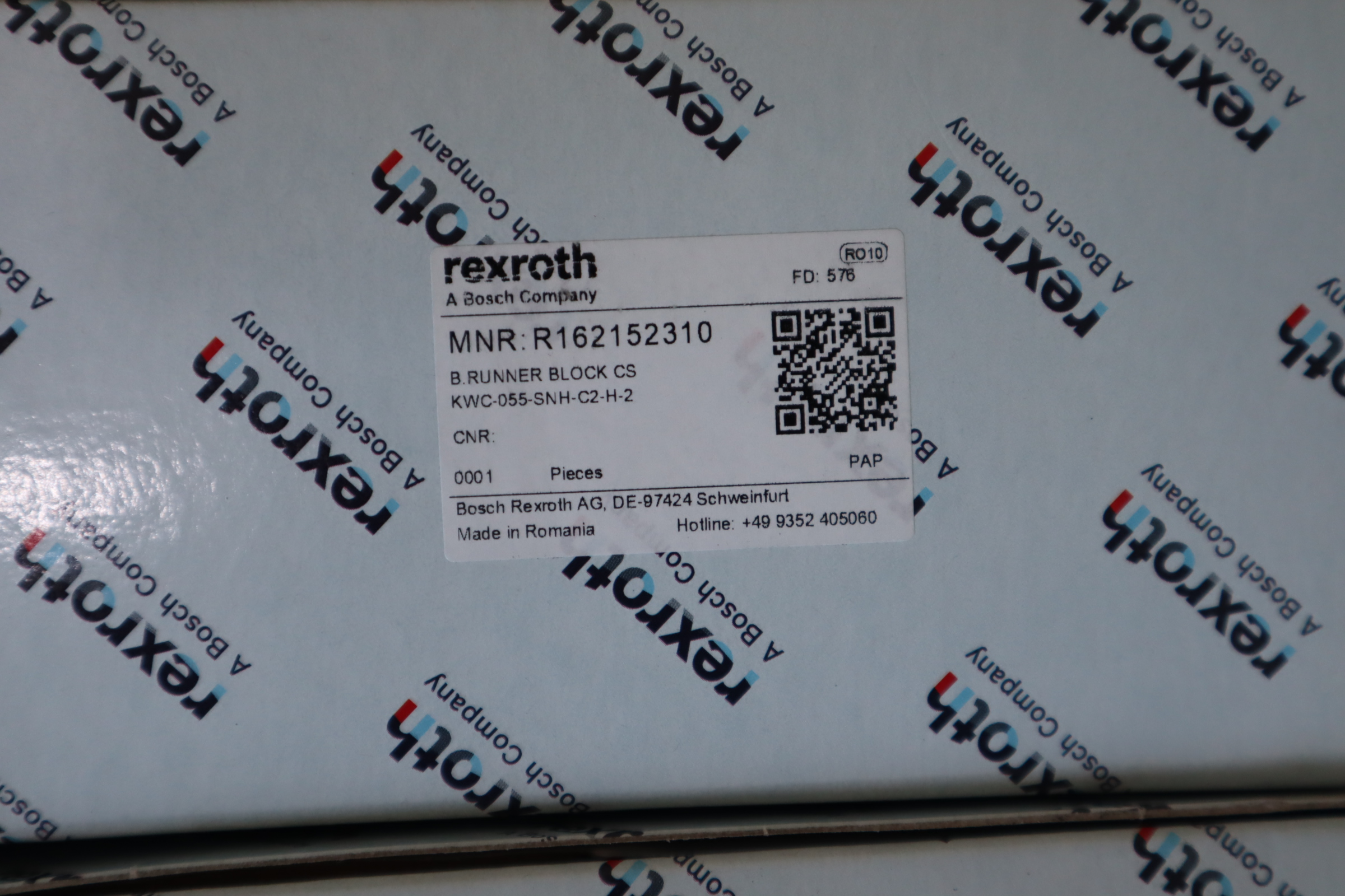 R162152310 KWC-055-SNH-C2-H-2 德国力士乐REXROTH轴承滑块