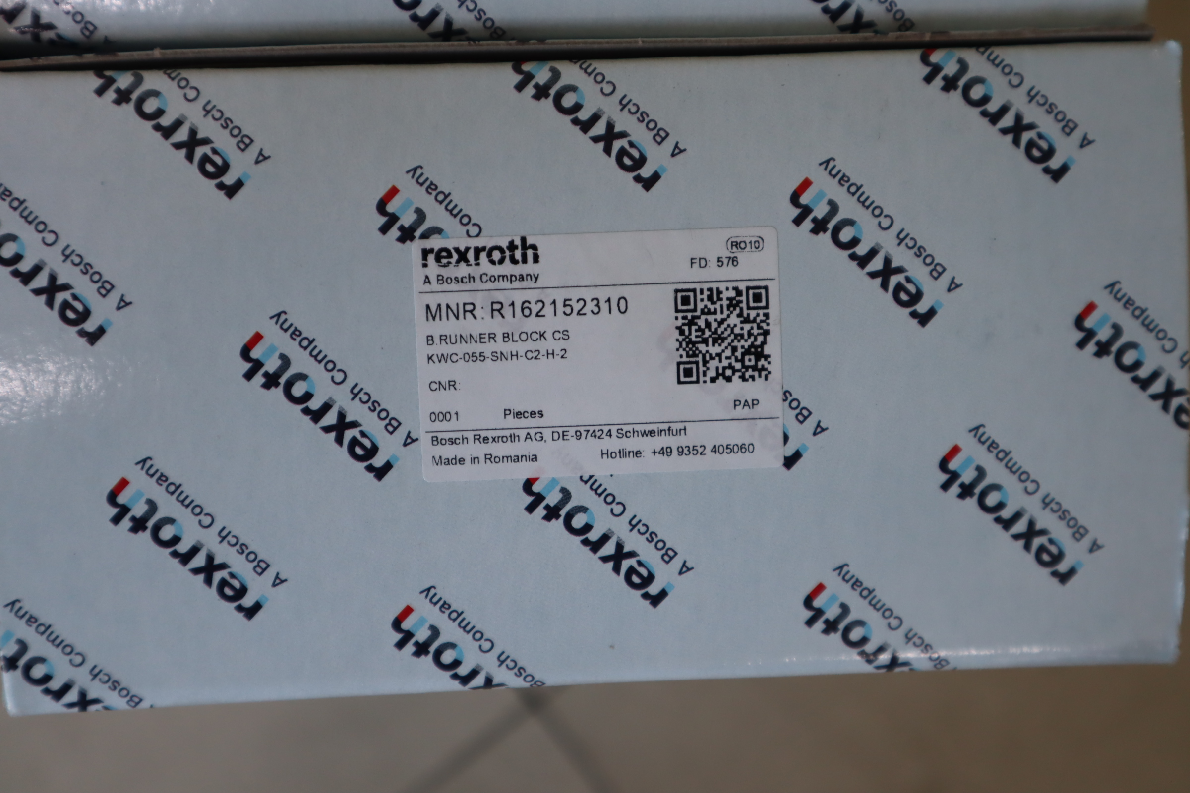 R162152310 KWC-055-SNH-C2-H-2 德国力士乐REXROTH轴承滑块