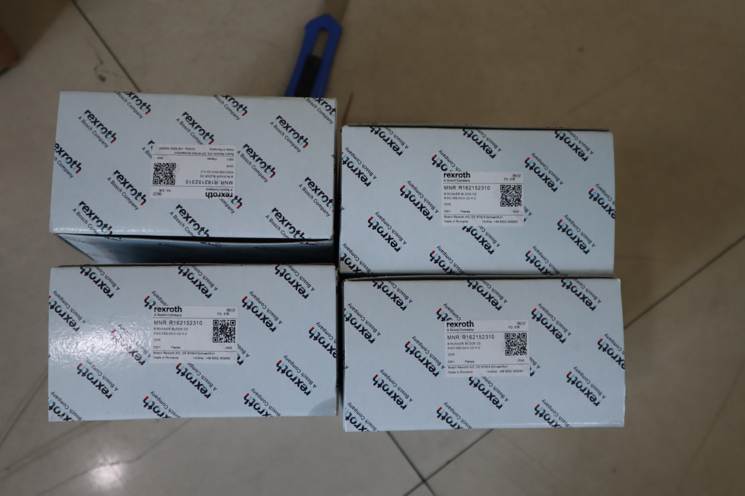 R162152310 KWC-055-SNH-C2-H-2 德国力士乐REXROTH轴承滑块