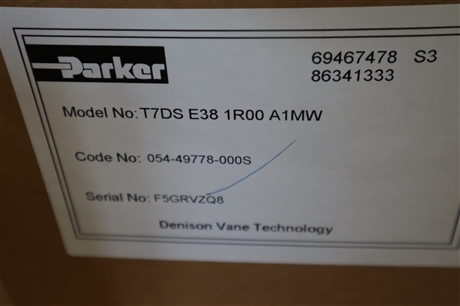 054-49778-000S T7DS E38 1R00 A1MW 派克PARKER