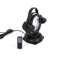 鼎轩照明车载船舶LED聚光探照灯24V360度旋转可充电IP66激光炮100W