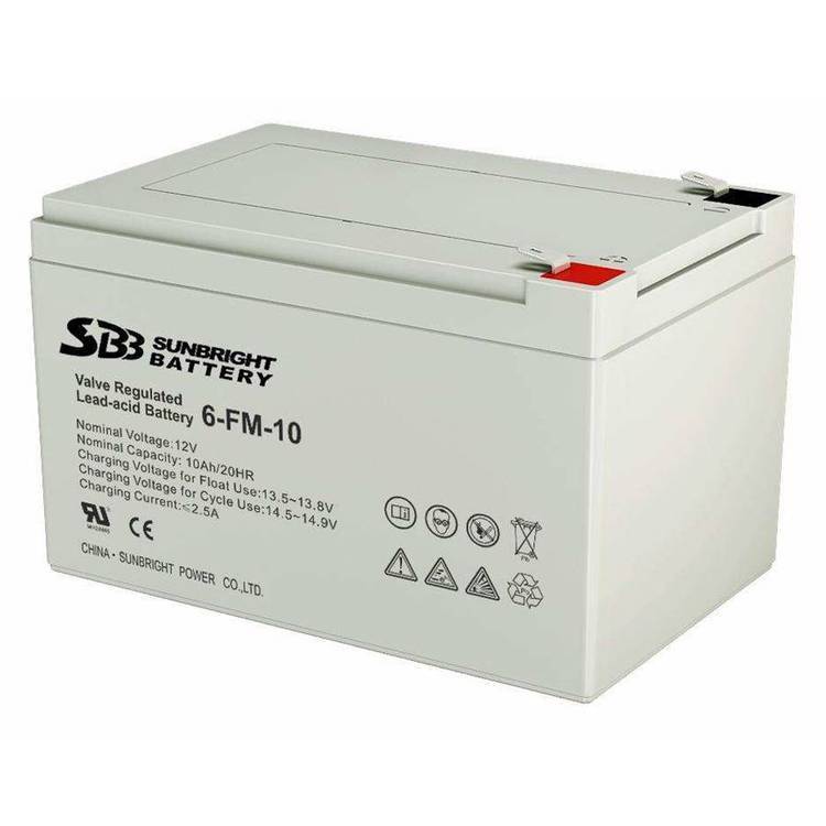 圣豹SBB蓄电池6-FM-12 12V12AH消防主机 通讯仪器仪表