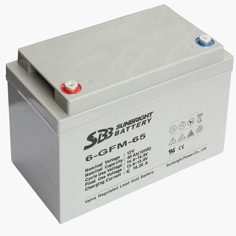 圣豹SBB蓄电池12V65AH消防/铅酸6-FM-65机房UPS应急电/监控