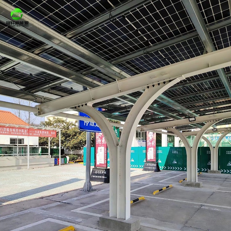 延安光伏车棚焊接厂 毕节光伏板停车棚 伍家岗光伏车棚安装