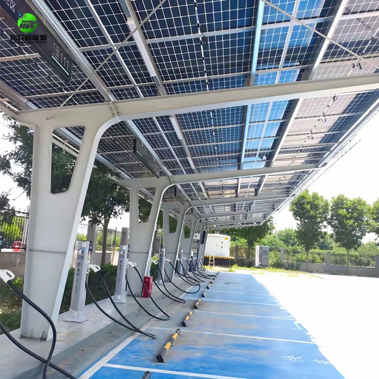 玉树光伏车棚焊接厂 密云光伏车棚报价多少 光伏车棚螺丝配件组装