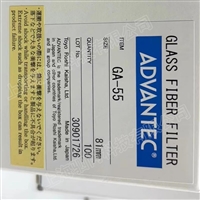  GA55-81mmADVANTEC东洋直径81mm GA-55系列玻璃纤维滤纸