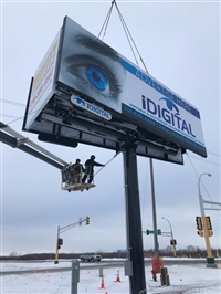 榆林单立柱广告塔制作公司