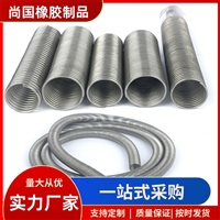  预埋弹簧钢管  螺旋裹丝弹簧管   软式透水管  螺旋裹丝管