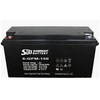 SBB圣豹蓄电池6-GFM-150密封式12V150AH直流屏 UPS/EPS电源专用