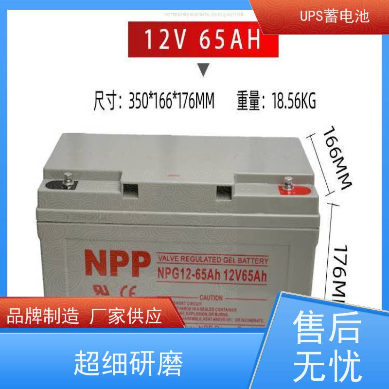 UPS电池 NPG12-38  铅酸胶体阀控式 稳压应急备用