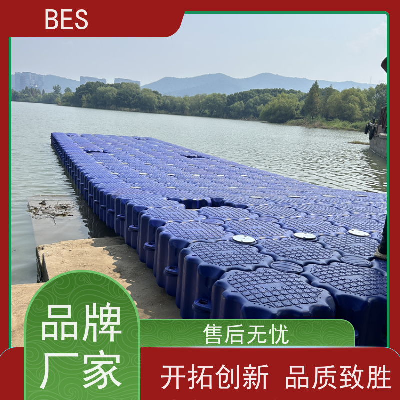 百世 水上自行车 观光平台 组合式 漂浮蹦床搭建