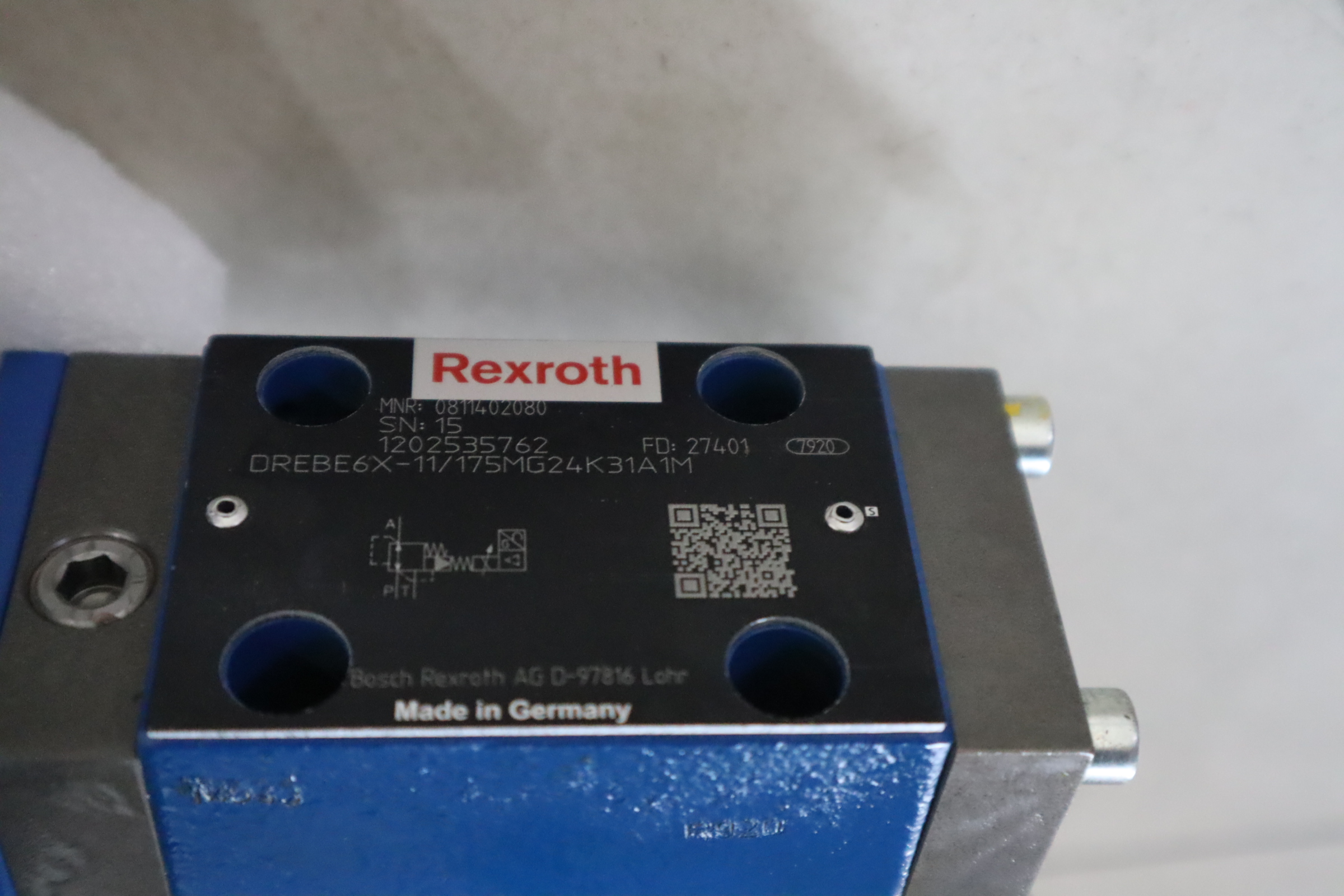 0811402080 DREBE6X-11/175MG24K31A1M 力士乐REXROTH比例阀