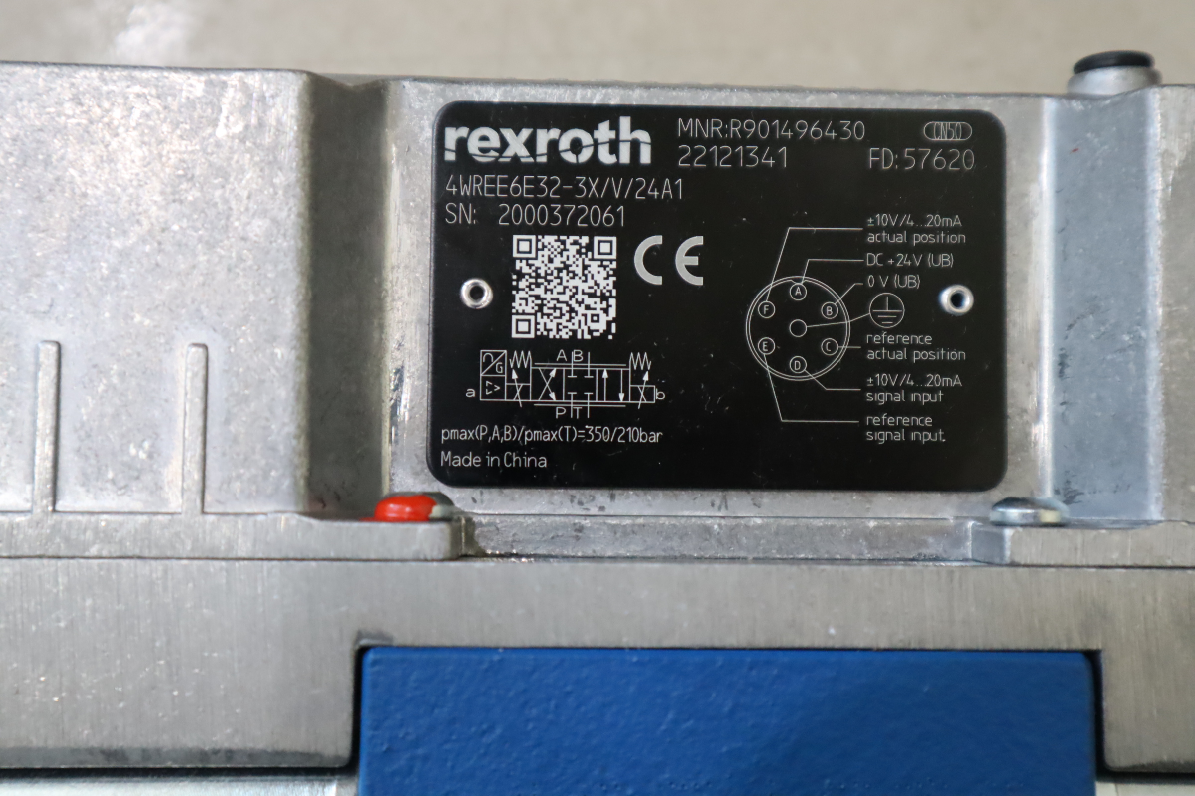 4WREE6E32-32/V/24A1 R901496430 力士乐REXROTH比例阀