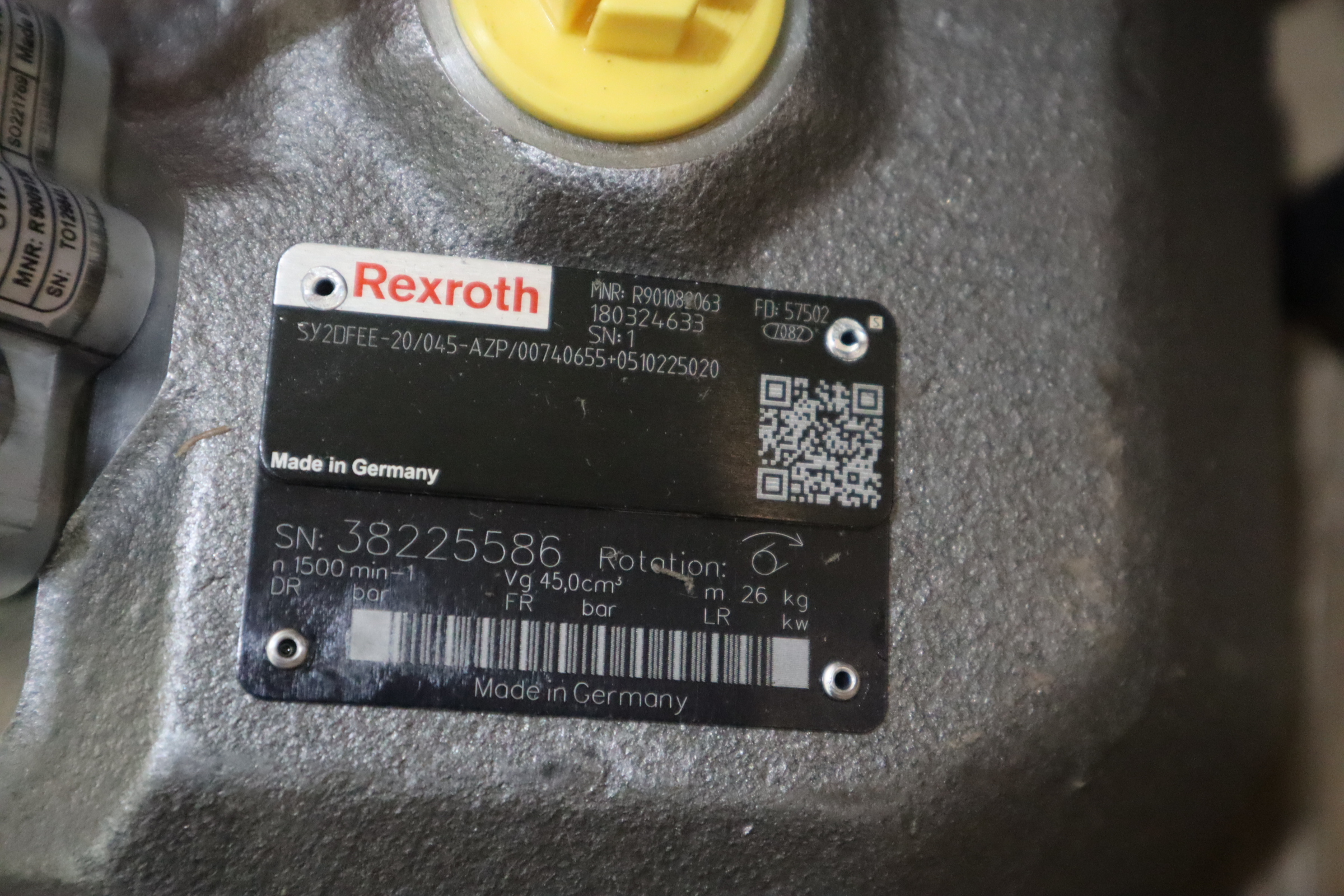 SY2DFEE-20/045-AZP/00740655+0510225020 R901082063 REXROTH